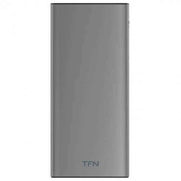Внешний аккумулятор TFN Steel Mini LCD PD 10000 мАч grey (TFN-PB-274-GR) (TFN-PB-274-GR)