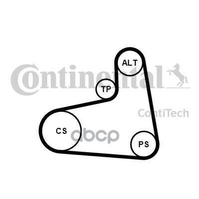 Ремкомплект Приводного Ремня Contitech Continental арт. 6PK906K3