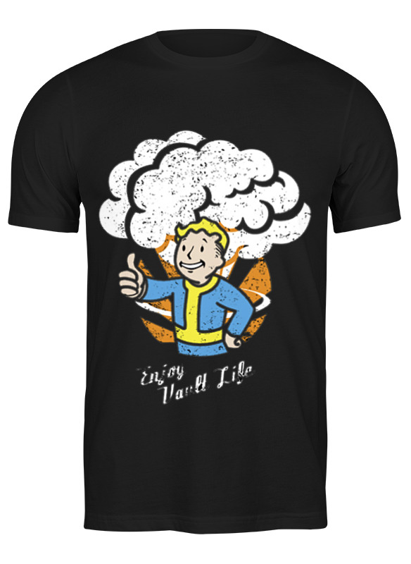 

Футболка мужская Printio Vault boy черная S, Черный, Vault boy