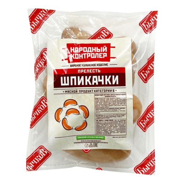 

Шпикачки БычкоВ Прелесть мини +-450 г