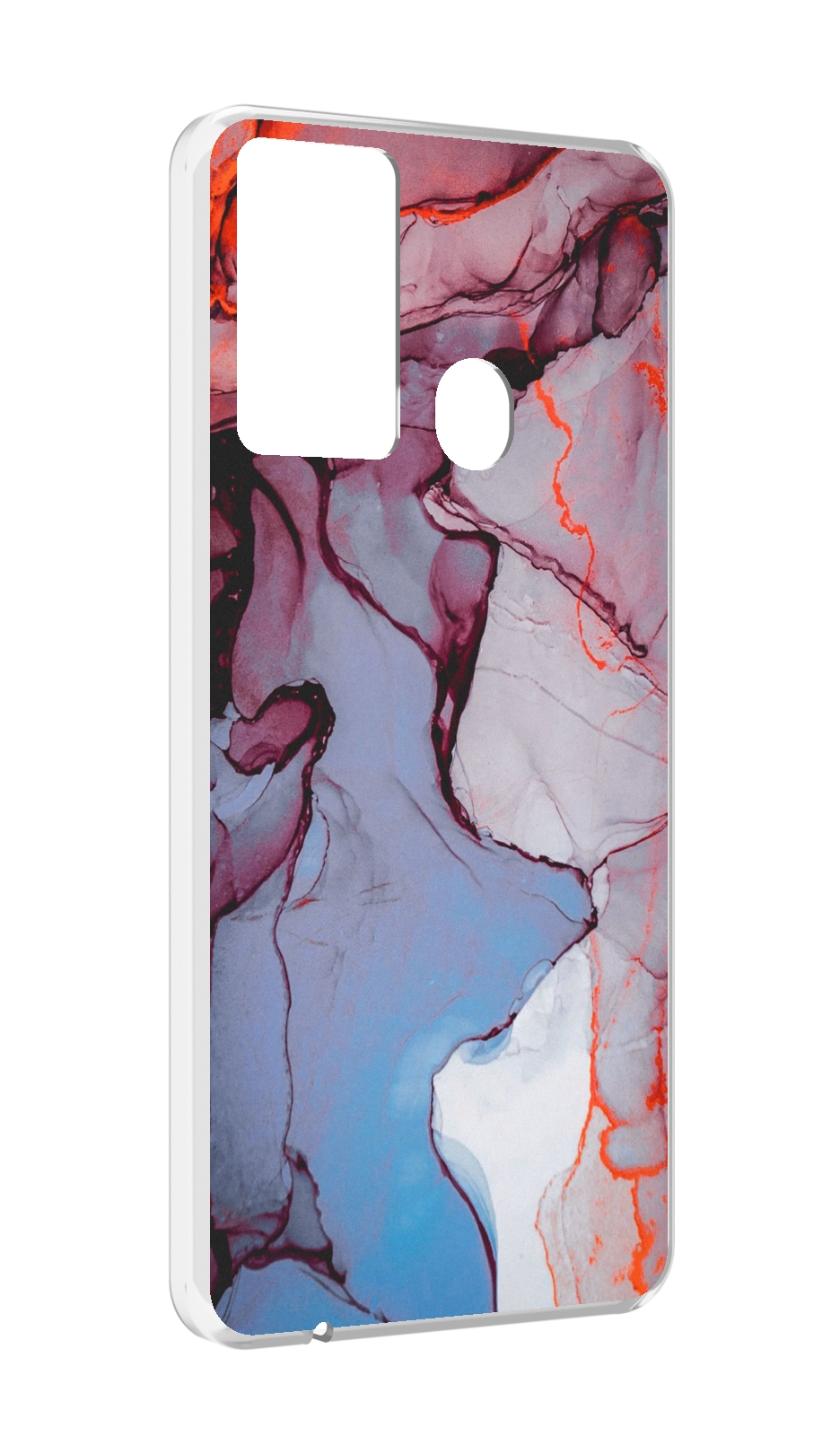 

Чехол MyPads мраморный рисунок для Itel P37/Itel Vision 2S, Прозрачный, Tocco