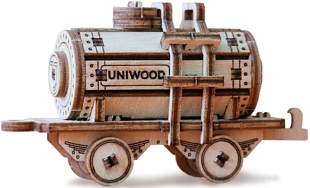 Деревянный конструктор с дополненной реальностью UNIWOOD UNIT Цистерна