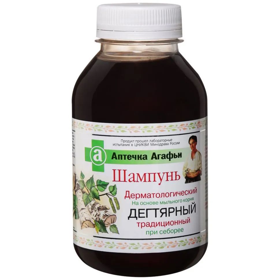 

Шампунь Рецепты бабушки Агафьи Аптечка Агафьи Дегтярный традиционный, 2х300 мл