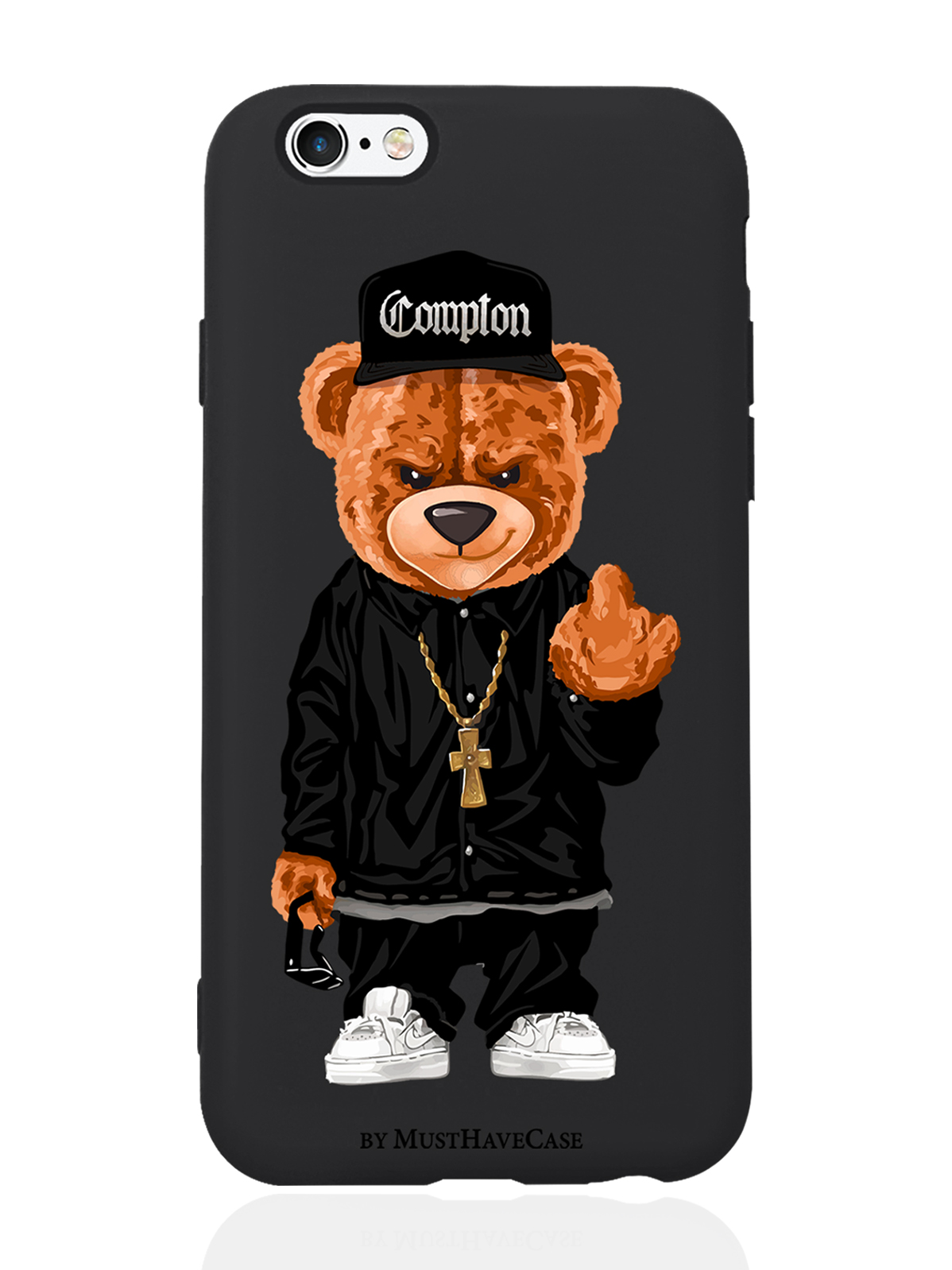 фото Чехол musthavecase для iphone 6/6s мишка compton