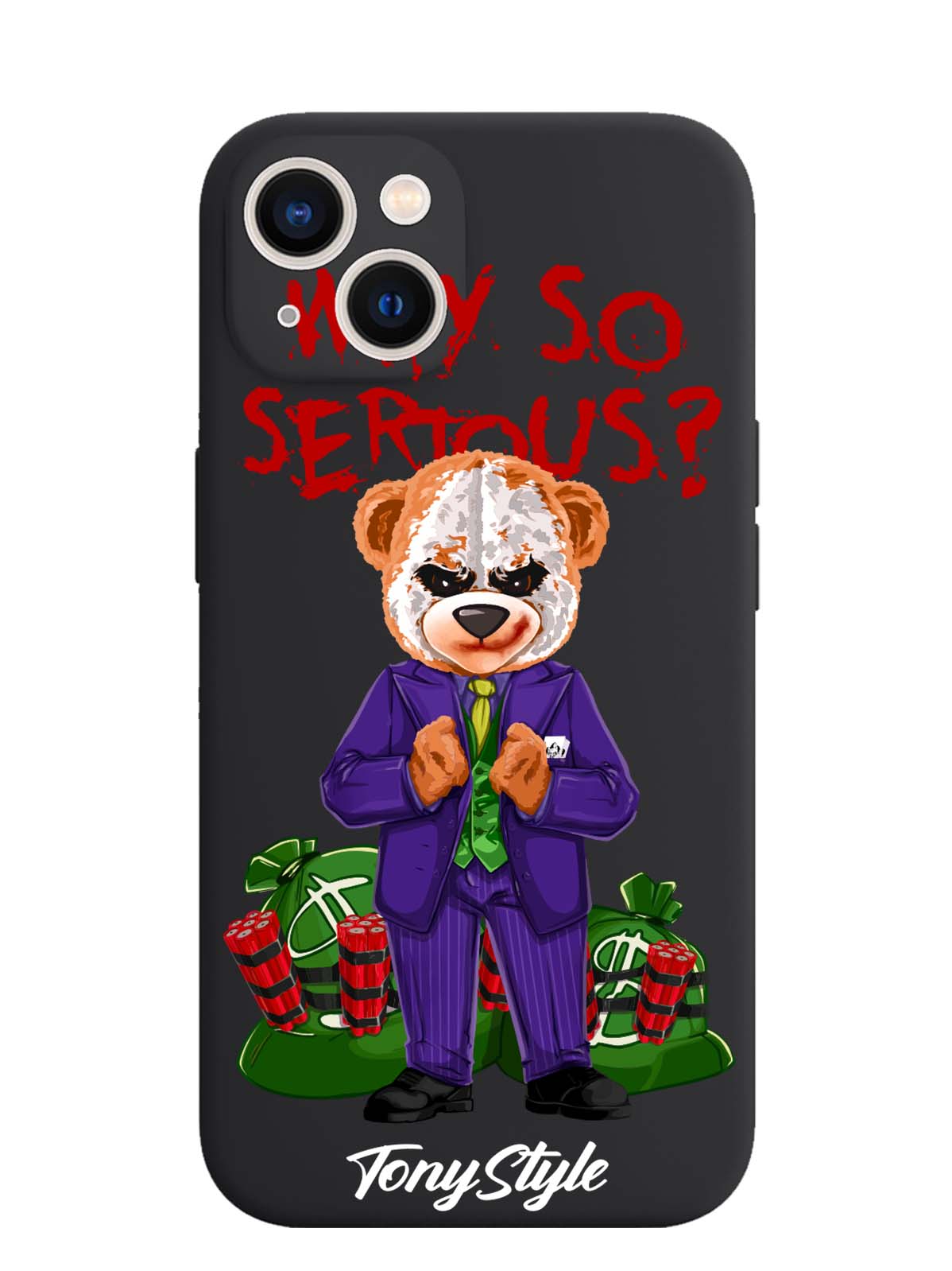 

Чехол Tony Style для iPhone 13 Tony Style Джокер Joker Why so serious, iPhone 13 Tony Style Джокер Joker Why so serious