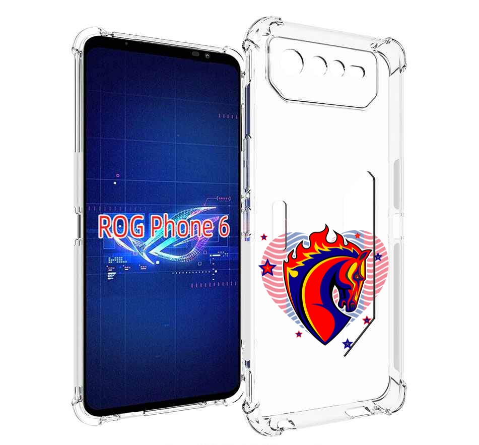 

Чехол MyPads ФК ЦСЛ Лошадь для Asus ROG Phone 6, Прозрачный, Tocco