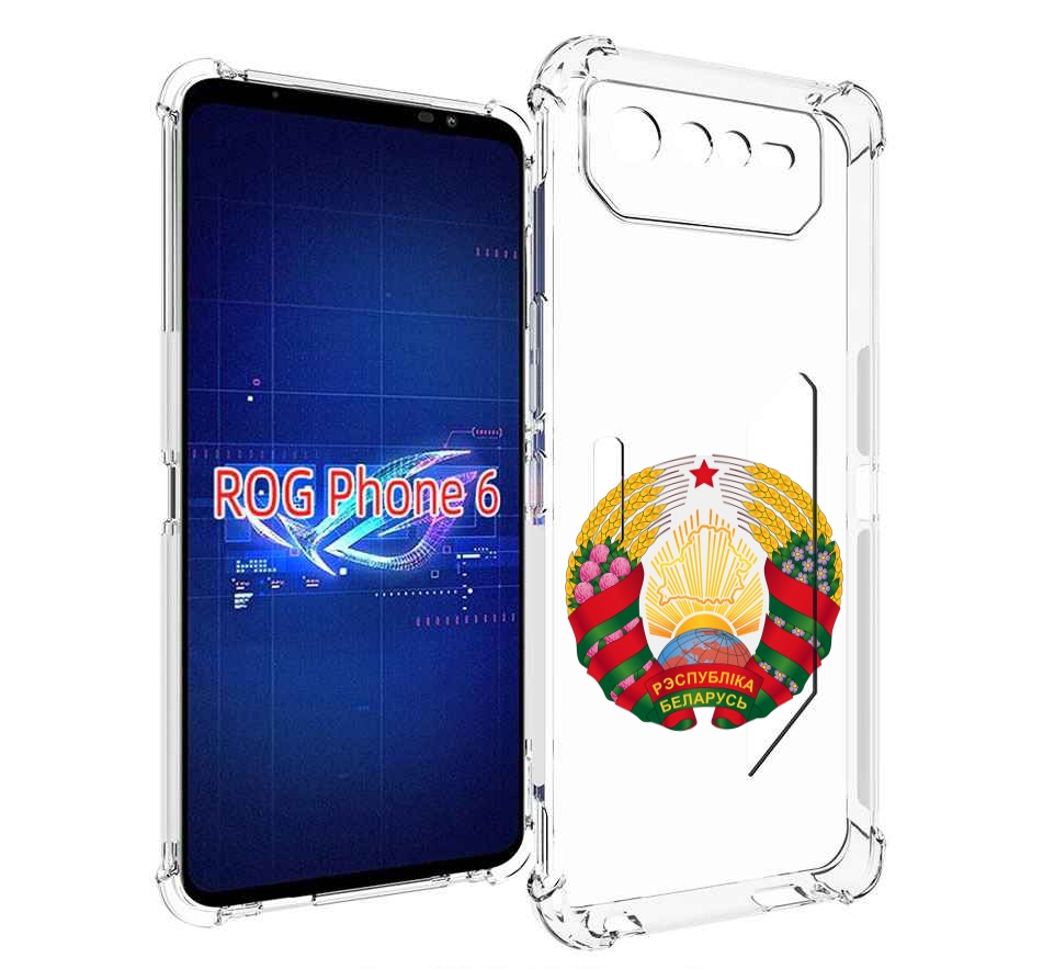 

Чехол MyPads герб-беларуси для Asus ROG Phone 6, Прозрачный, Tocco
