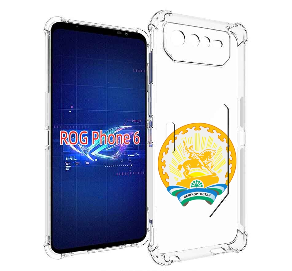

Чехол MyPads герб-башкортостан-уфа для Asus ROG Phone 6, Прозрачный, Tocco