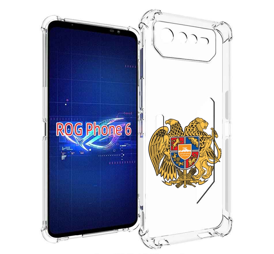 

Чехол MyPads герб-армении для Asus ROG Phone 6, Прозрачный, Tocco