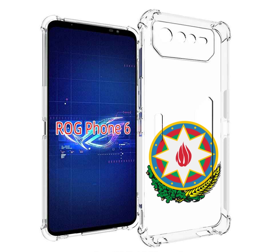 

Чехол MyPads герб-азербаиджан-2 для Asus ROG Phone 6, Прозрачный, Tocco