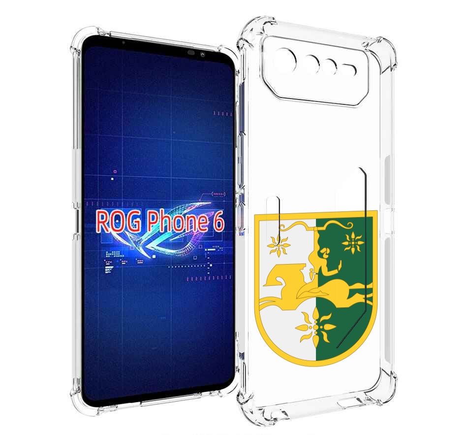 

Чехол MyPads герб-абхазии для Asus ROG Phone 6, Прозрачный, Tocco