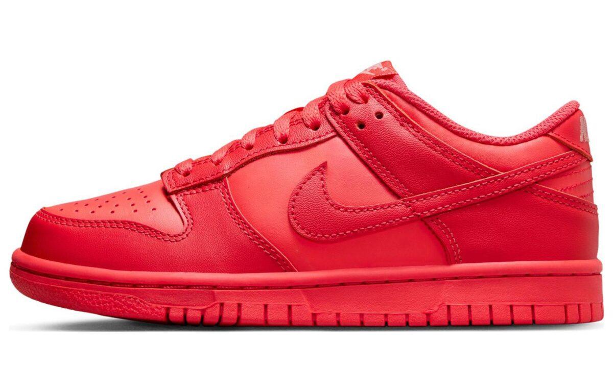 

Кеды унисекс Nike Dunk Low rack Red GS красные 35.5 EU, Красный, Dunk Low rack Red GS