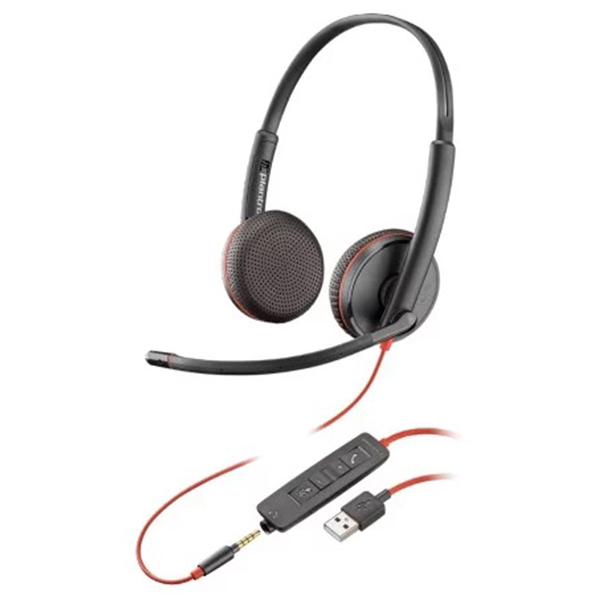 фото Гарнитура plantronics blackwire 3225 usb-a black