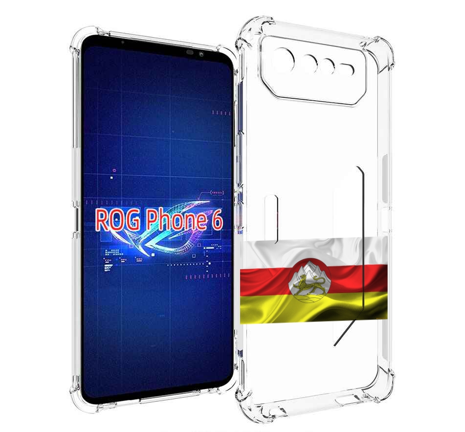 

Чехол MyPads герб флаг южная осетия-1 для Asus ROG Phone 6, Прозрачный, Tocco