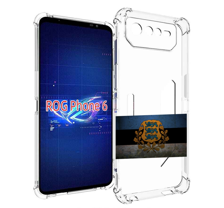 

Чехол MyPads герб флаг эстонии-1 для Asus ROG Phone 6, Прозрачный, Tocco