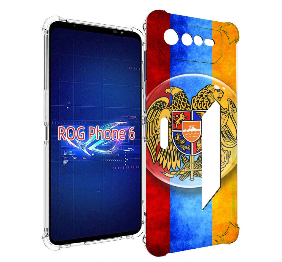 

Чехол MyPads герб флаг армении для Asus ROG Phone 6, Прозрачный, Tocco