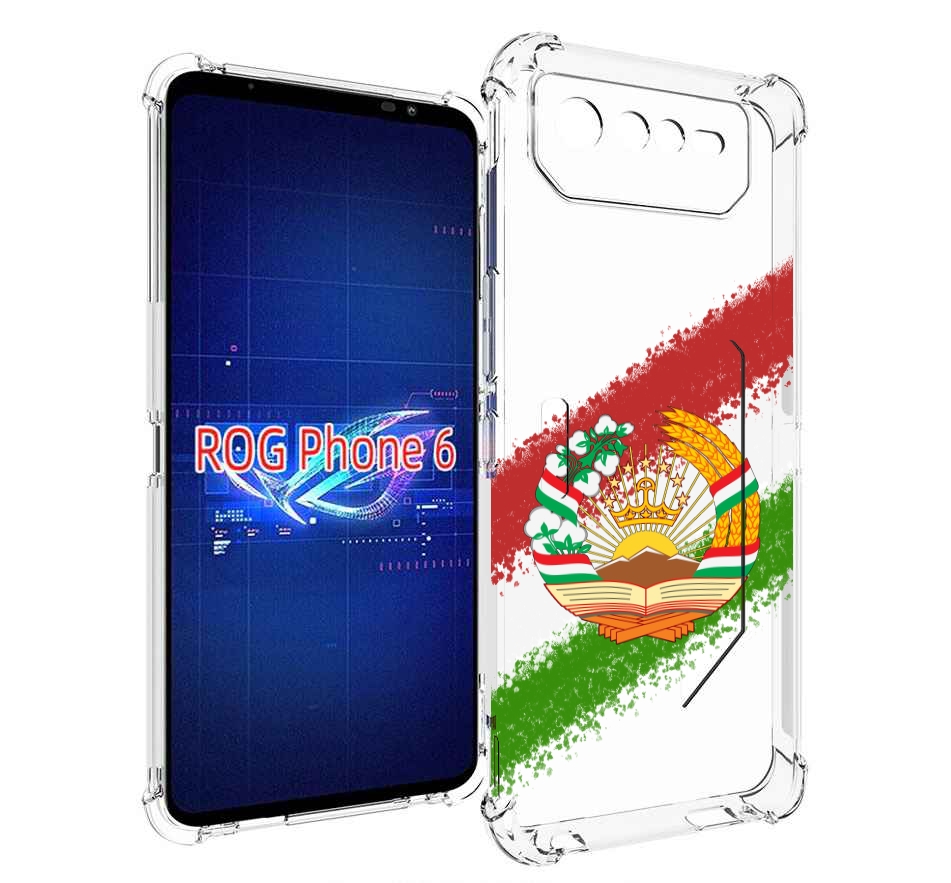 

Чехол MyPads герб флаг Таджикистана для Asus ROG Phone 6, Прозрачный, Tocco