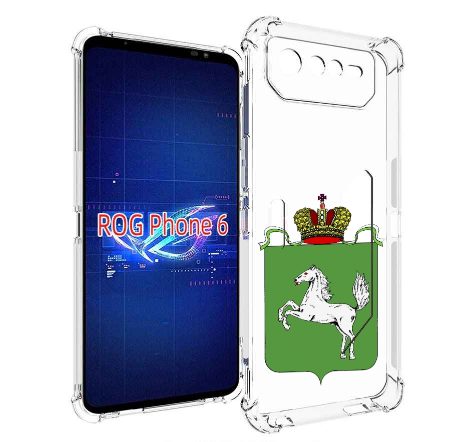 

Чехол MyPads герб томская область для Asus ROG Phone 6, Прозрачный, Tocco