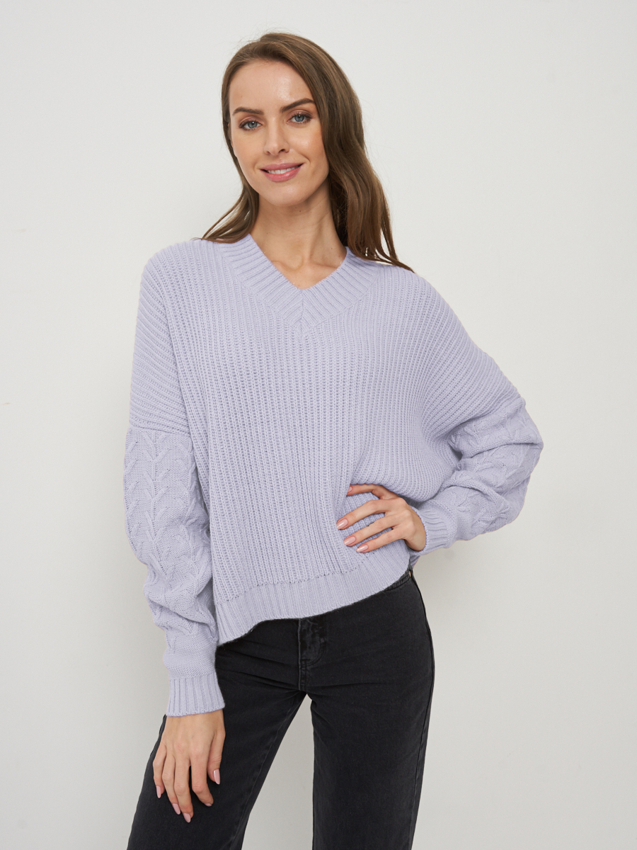 Пуловер женский 5222-41217 фиолетовый 50-52 RU VAY. Цвет: фиолетовый