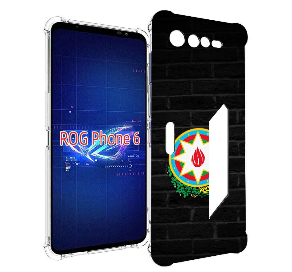

Чехол MyPads герб азербаиджана для Asus ROG Phone 6, Прозрачный, Tocco