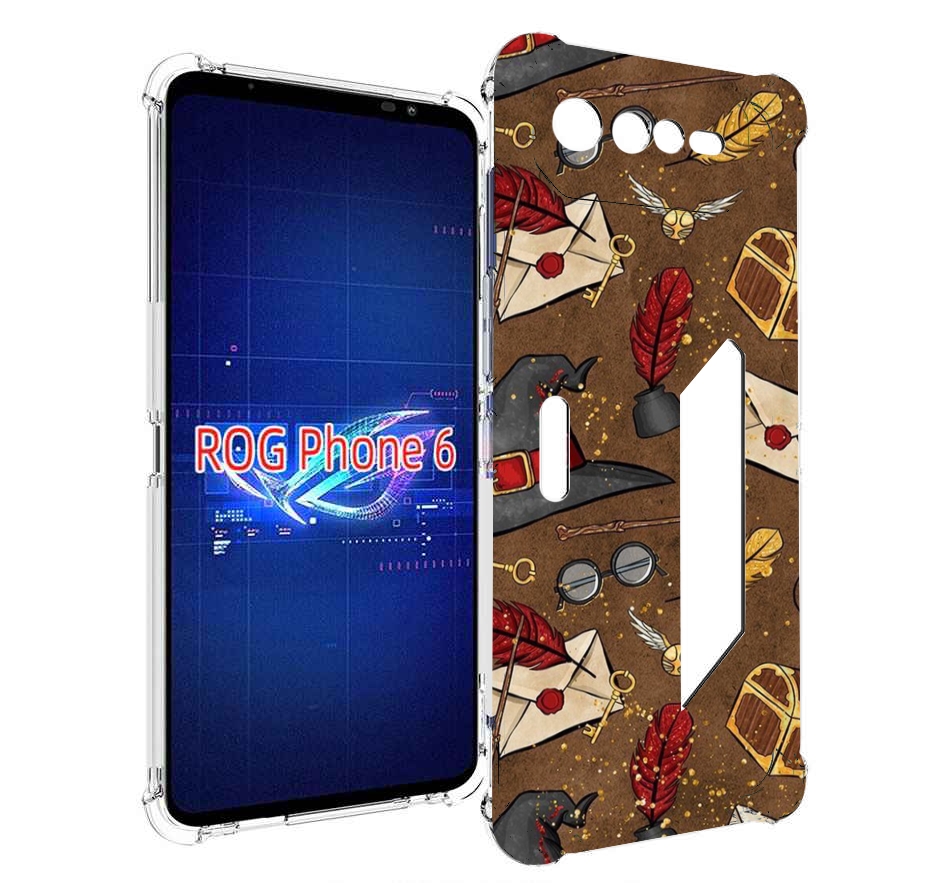 

Чехол MyPads гарри-поттер-вайб для Asus ROG Phone 6, Прозрачный, Tocco