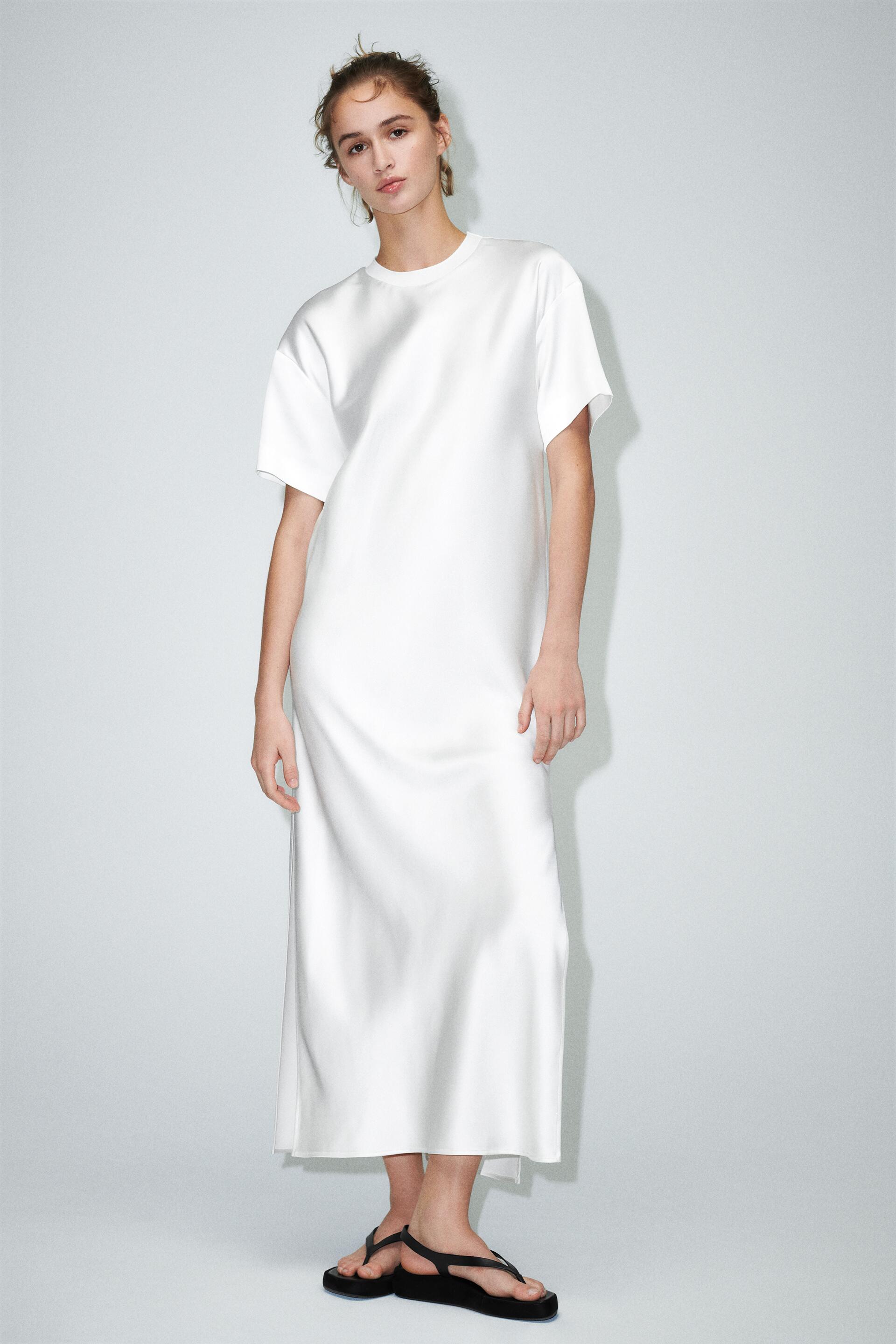 

Платье женское ZARA 02614331 белое S (доставка из-за рубежа), 02614331