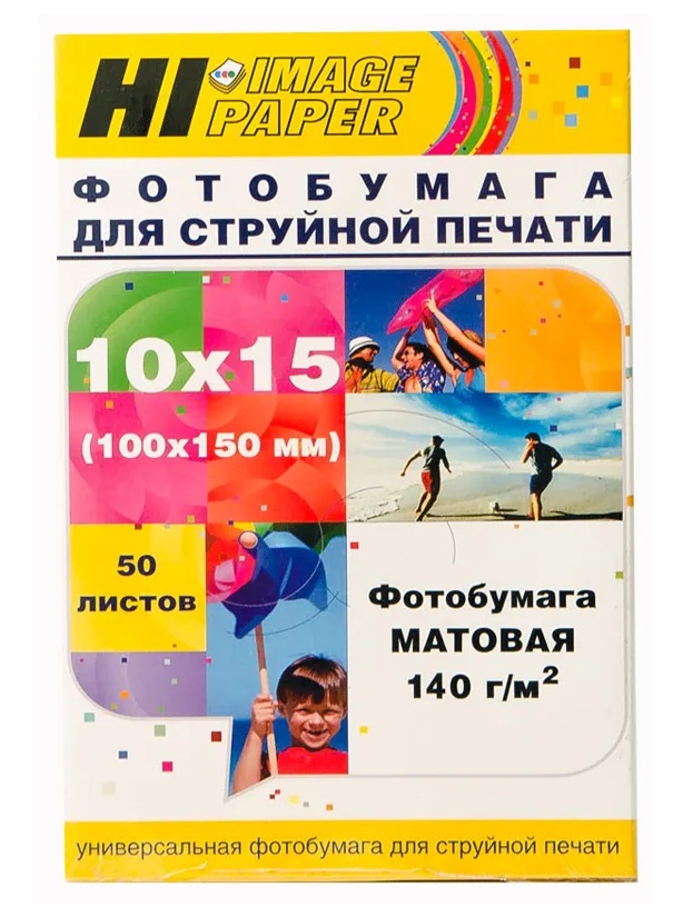 

Фотобумага Hi-Image 10x15 см 50 листов глянцевая односторонняя 170 г/м2, Белый