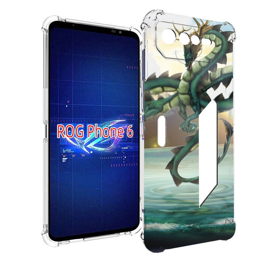 

Чехол MyPads водяной-дракон для Asus ROG Phone 6, Прозрачный, Tocco