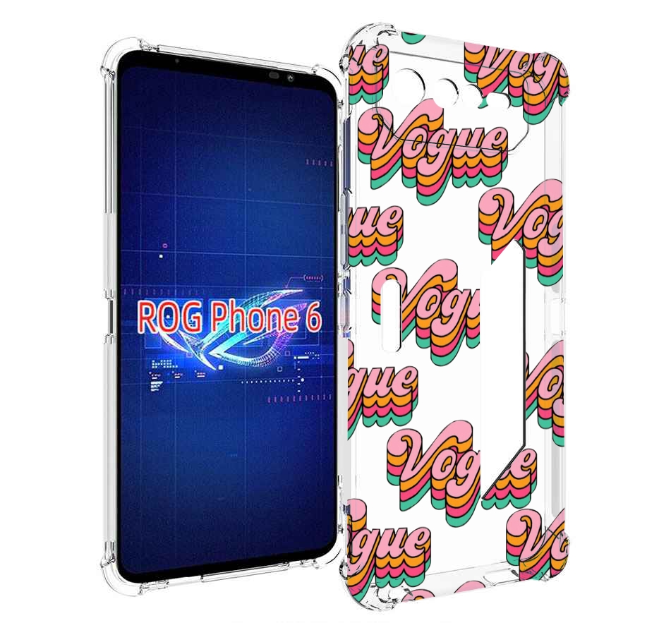 

Чехол MyPads вогуе для Asus ROG Phone 6, Прозрачный, Tocco