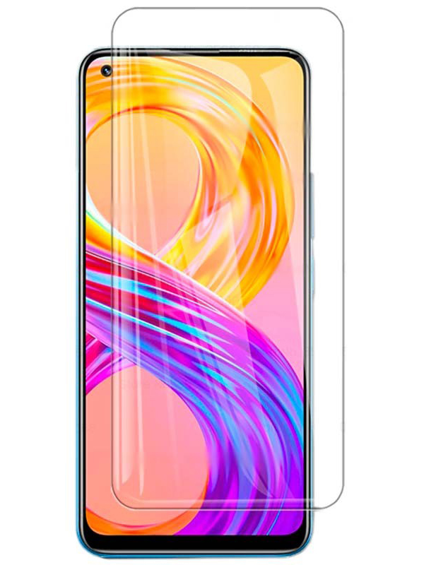 

Гибридное защитное стекло Krutoff для Realme 8 217774, Realme 8