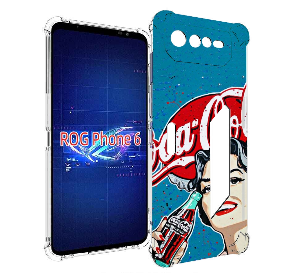 

Чехол MyPads вкусная кола картинка для Asus ROG Phone 6, Прозрачный, Tocco