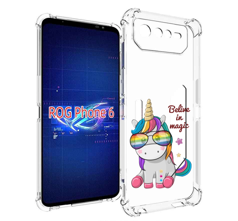 

Чехол MyPads верю-в-магию детский для Asus ROG Phone 6, Прозрачный, Tocco