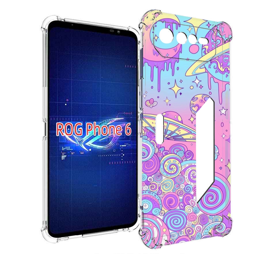 

Чехол MyPads ванильные планеты для Asus ROG Phone 6, Прозрачный, Tocco