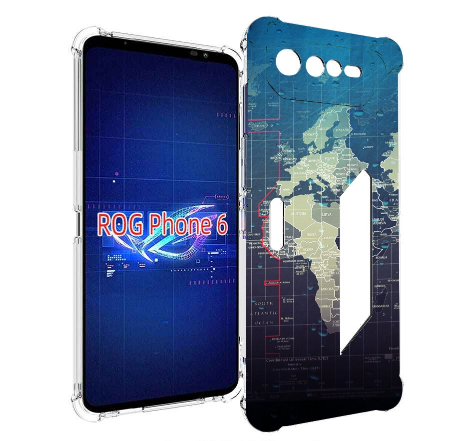 

Чехол MyPads бункер-анклава для Asus ROG Phone 6, Прозрачный, Tocco