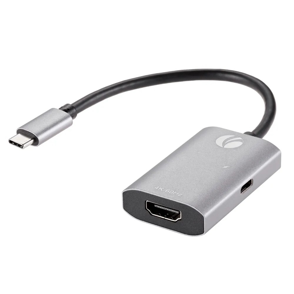 VCOM CU452A Адаптер USB 3.1 Type-Cm --> HDMI A(f) , 4K@60Hz, PD charging, Alum Shell, VCOM