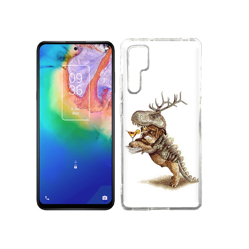 

Чехол MyPads Tocco для TCL 20 Pro тематическая вечеринка, Прозрачный, Tocco