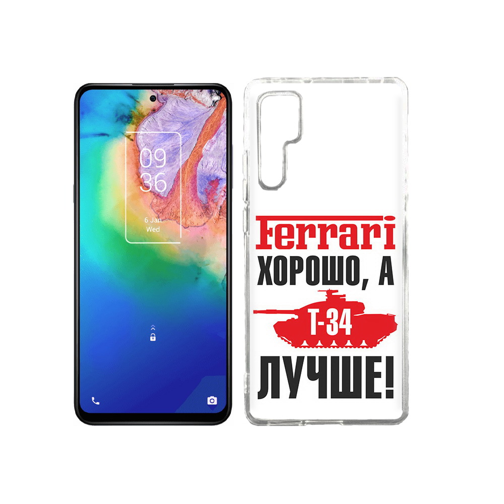 

Чехол MyPads Tocco для TCL 20 Pro т 34 лучше, Прозрачный, Tocco