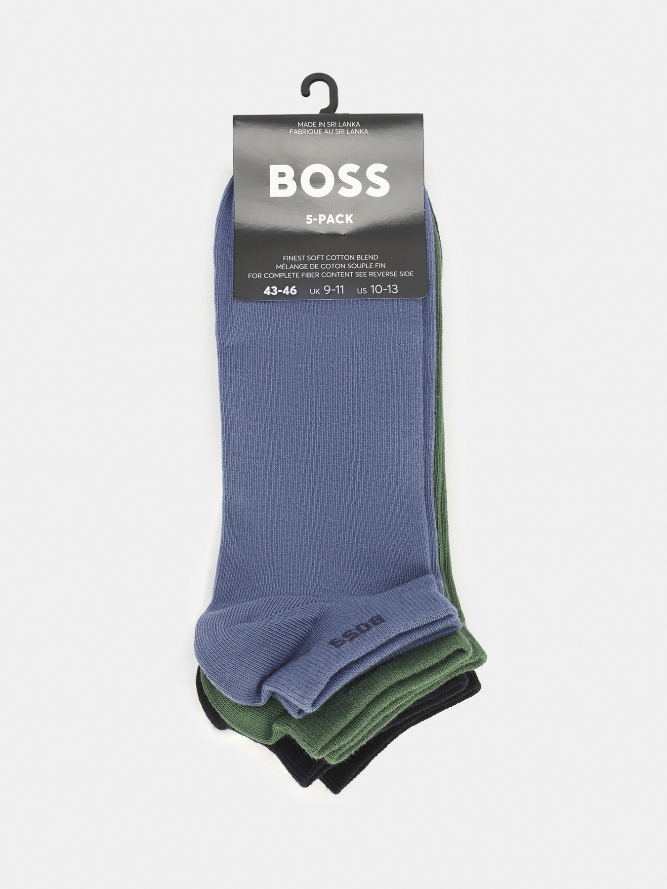 

Комплект носков мужских BOSS 469745 разноцветных 39-42, 2 пары, Разноцветный, 469745