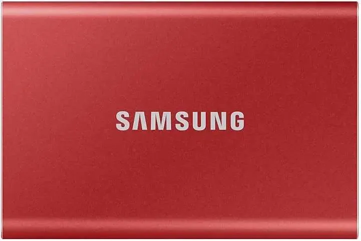 

Внешний SSD диск Samsung T7 500 ГБ (MU-PC500R/WW), Красный, T7
