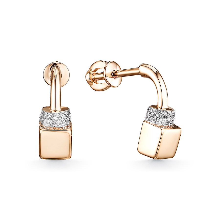 

Серьги из желтого золота с циркониями ZOLOTO.GOLD с1306