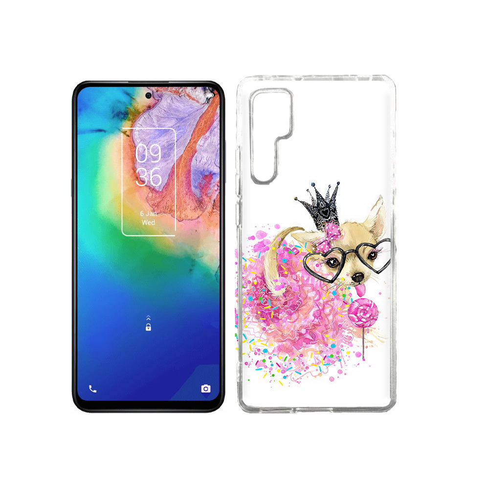 

Чехол MyPads Tocco для TCL 20 Pro сладкая принцесса, Прозрачный, Tocco