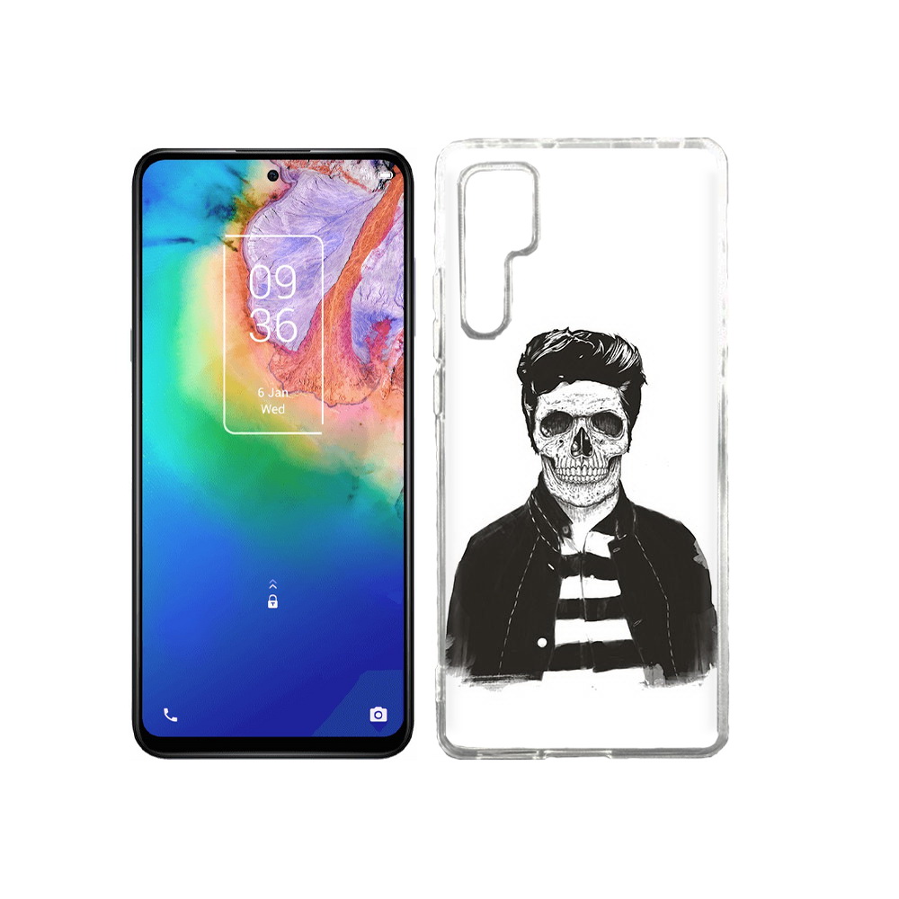 

Чехол MyPads Tocco для TCL 20 Pro скелет, Прозрачный, Tocco