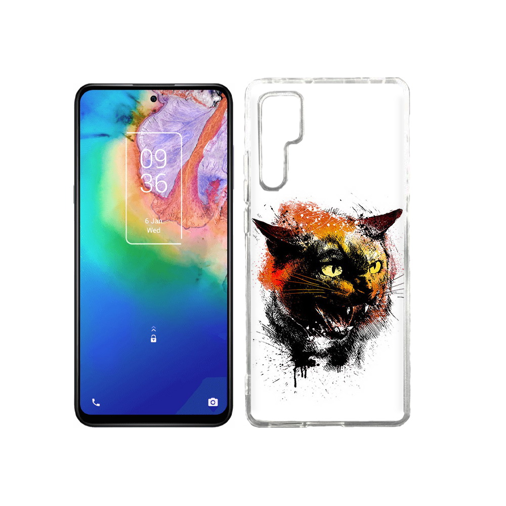 

Чехол MyPads Tocco для TCL 20 Pro сиамский кот, Прозрачный, Tocco