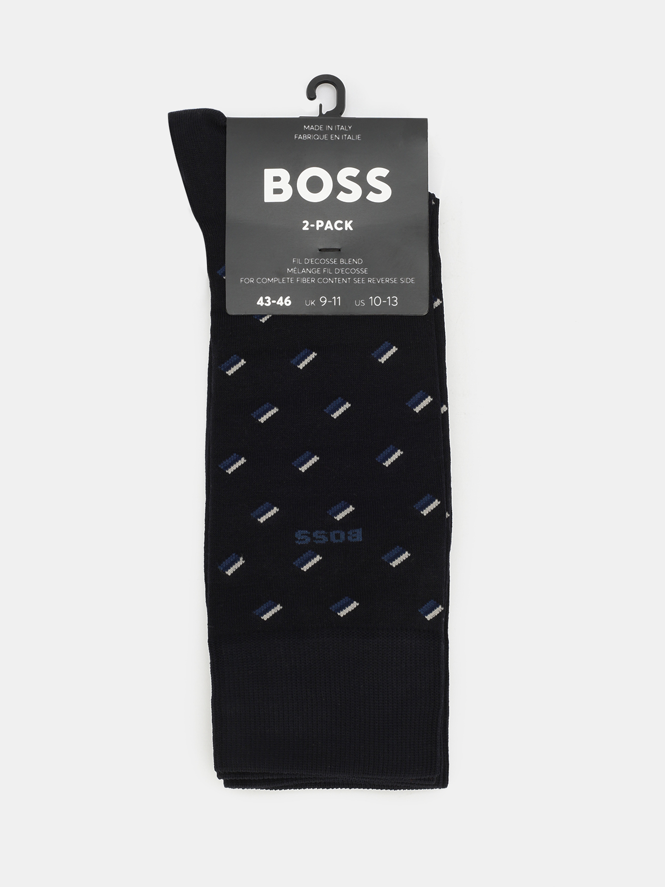 

Комплект носков мужских BOSS 467533 синих 39-42, 2 пары, Синий, 467533