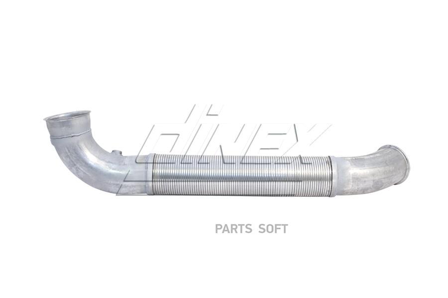 

DINEX DIN68505_труба глушителя промежуточная с гофрой !2-изг \Scania P/R/T 1шт