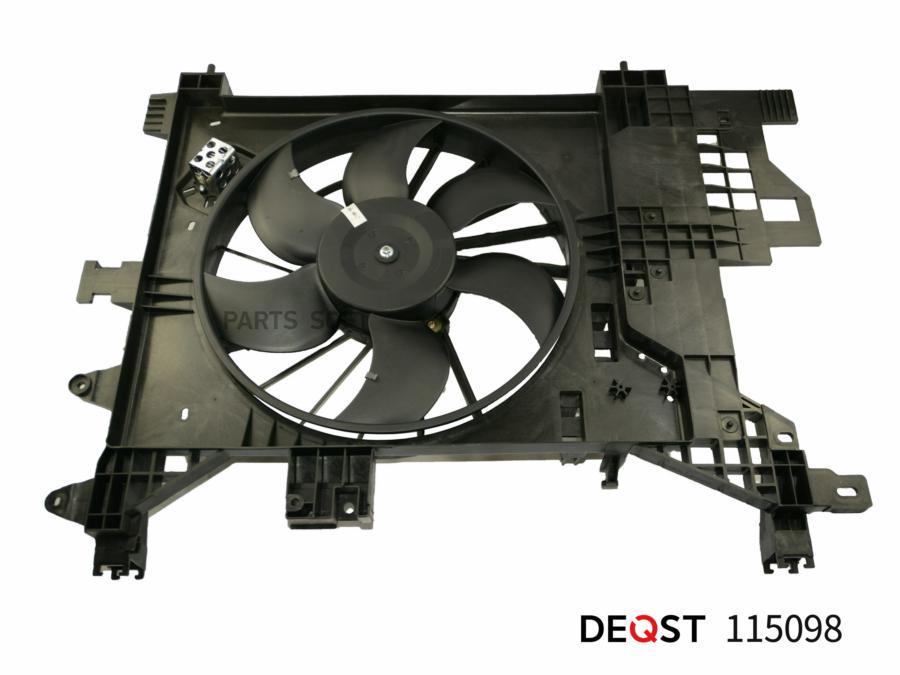 DEQST 115098_Вентилятор радиатора двигателя RENAULT DUSTER 04.10-  1шт