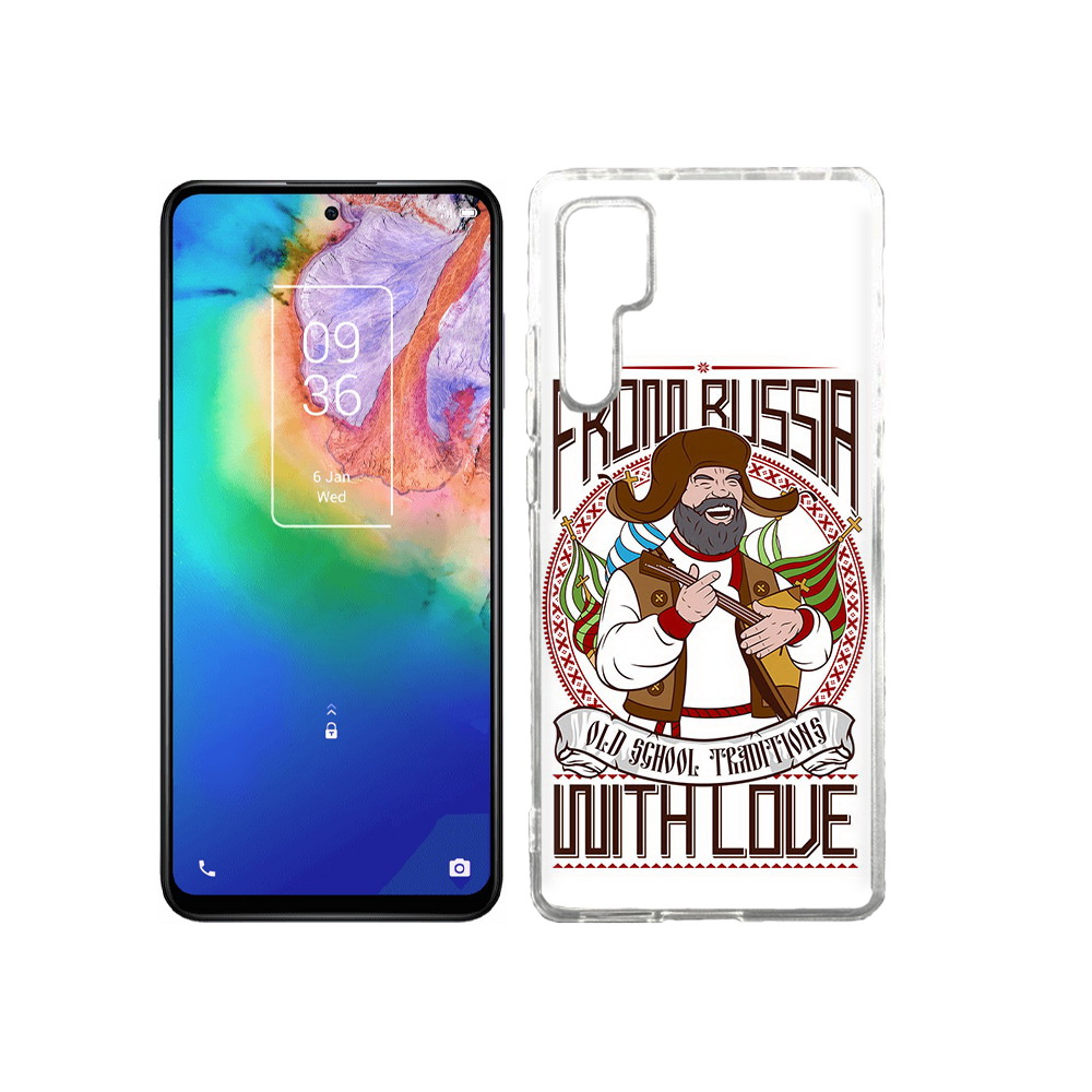 

Чехол MyPads Tocco для TCL 20 Pro русский мужчина, Прозрачный, Tocco