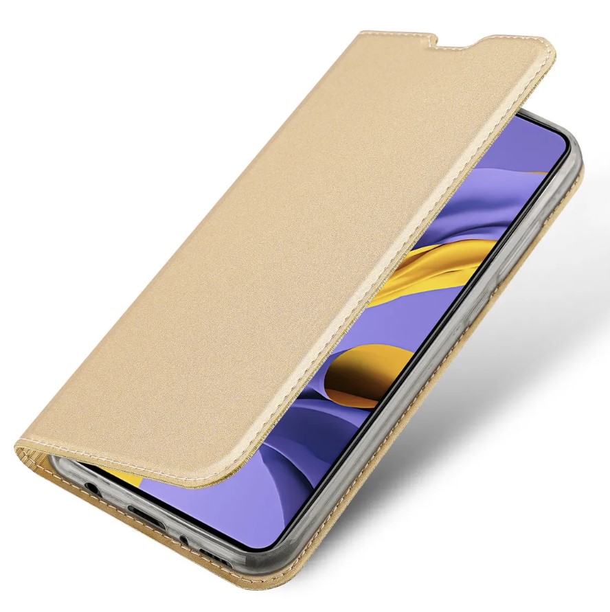 

Чехол-книжка для Samsung Galaxy A12/M12, DU DU, боковой, золотой, Золотистый