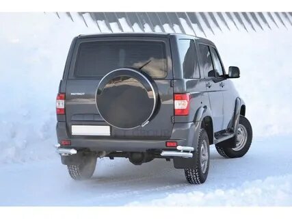 

Защита заднего бампера двойная угловая d=63/51 мм ИСКРА (ППК) UAZ Patriot 2014-, UZP-14-330105.11