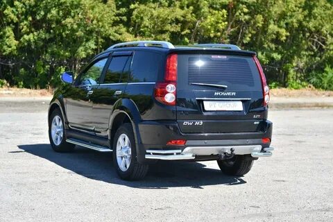 

Защита заднего бампера двойная угловая d=63/38 мм (НПС) Great Wall Hover H3 2017-, 13030304